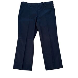 BERLE Men’s Dress Pants Navy Blue Pleated New with Tags Size 40 Short